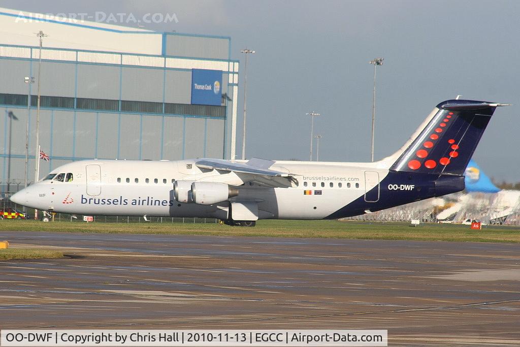 OO-DWF, 1998 British Aerospace Avro 146-RJ100 C/N E3332, Brussels Airlines