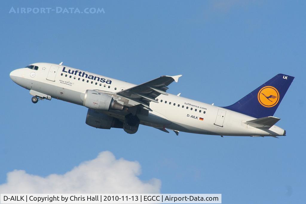 D-AILK, 1997 Airbus A319-114 C/N 679, Lufthansa