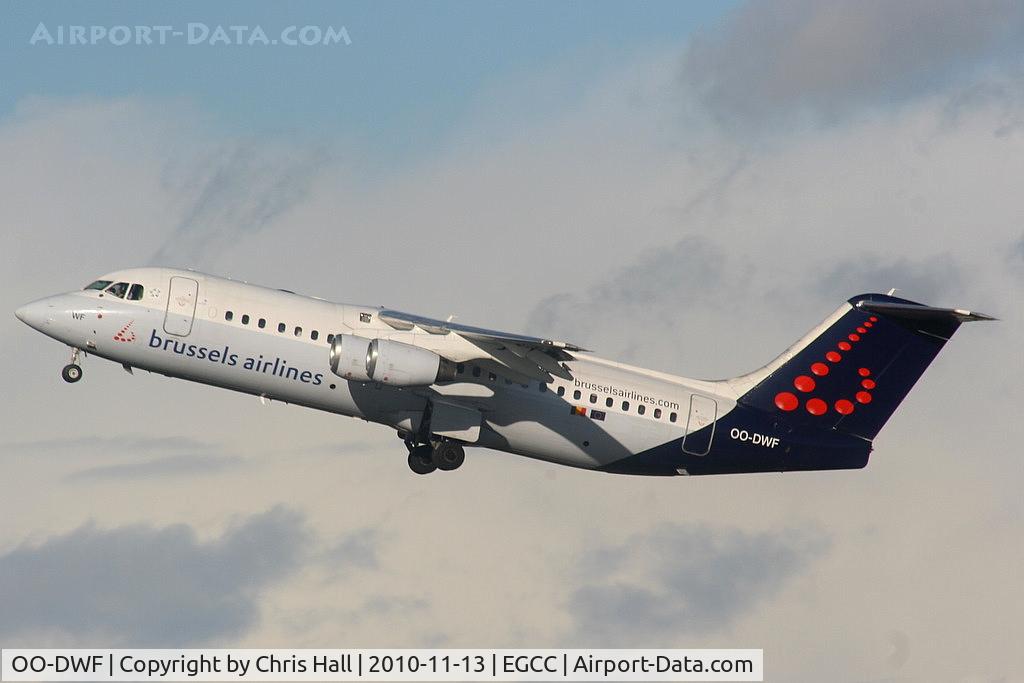 OO-DWF, 1998 British Aerospace Avro 146-RJ100 C/N E3332, Brussels Airlines