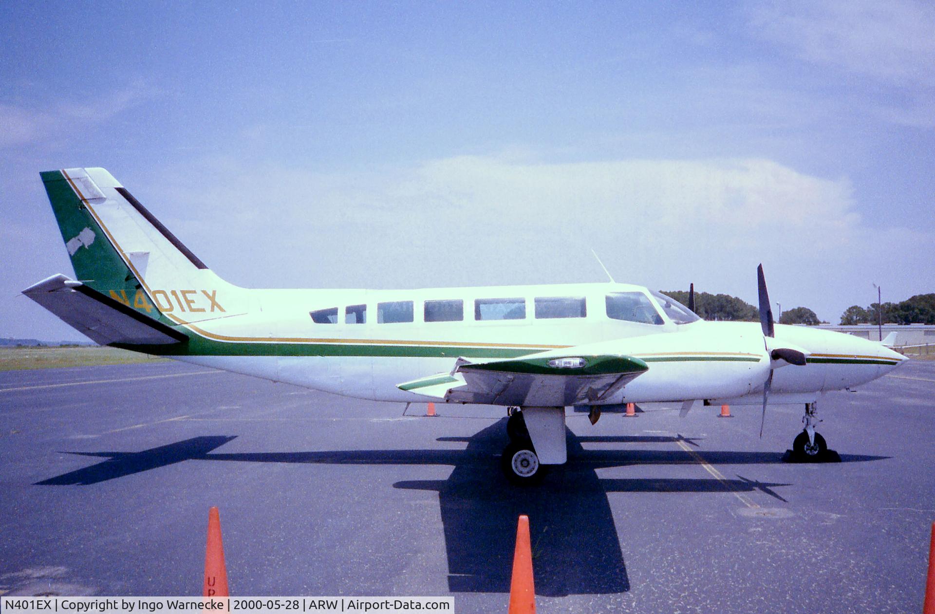 N401EX, 1978 Cessna 404 Titan C/N 404-0403, Cessna 404 Titan at Beaufort County airport SC