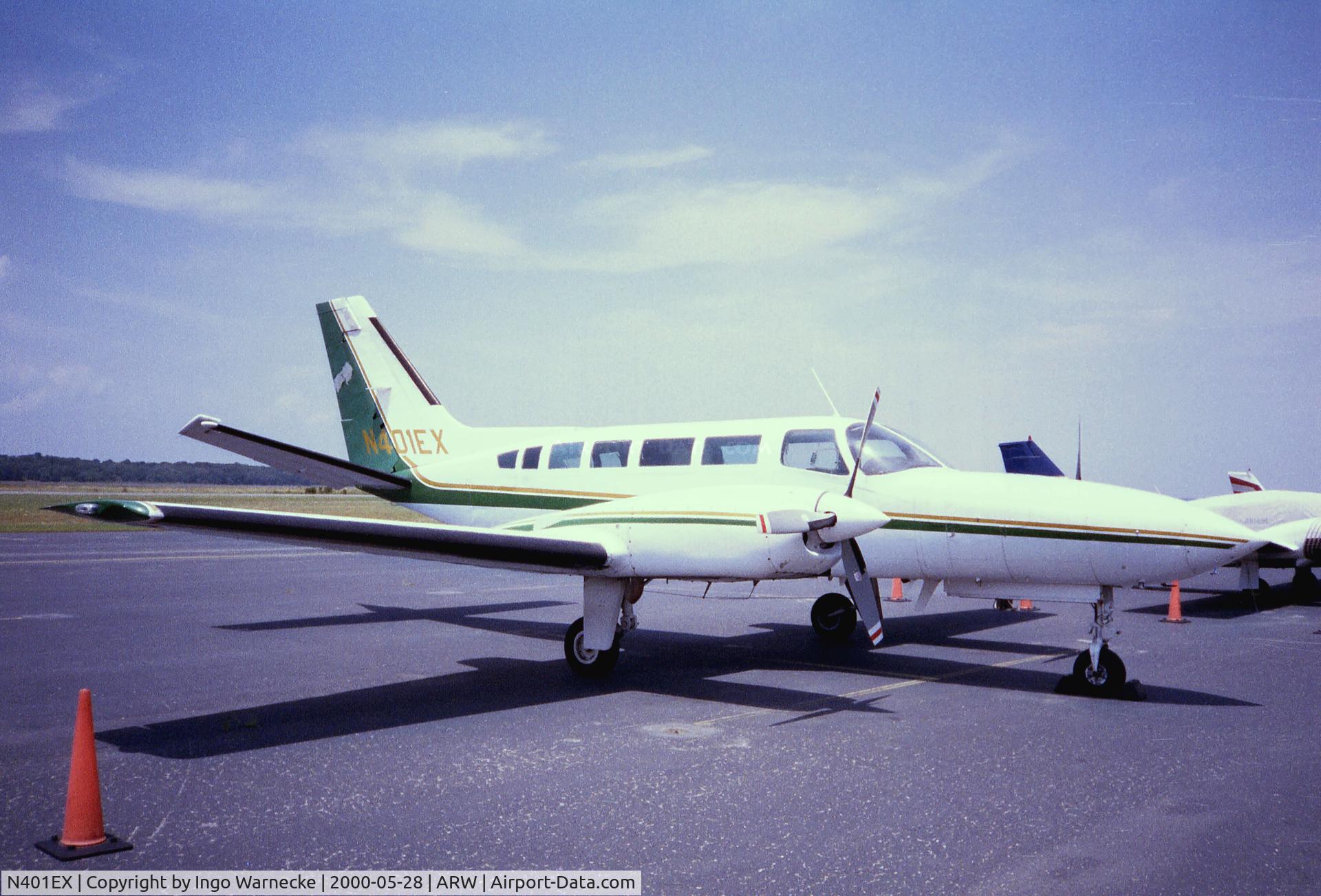 N401EX, 1978 Cessna 404 Titan C/N 404-0403, Cessna 404 Titan at Beaufort County airport SC