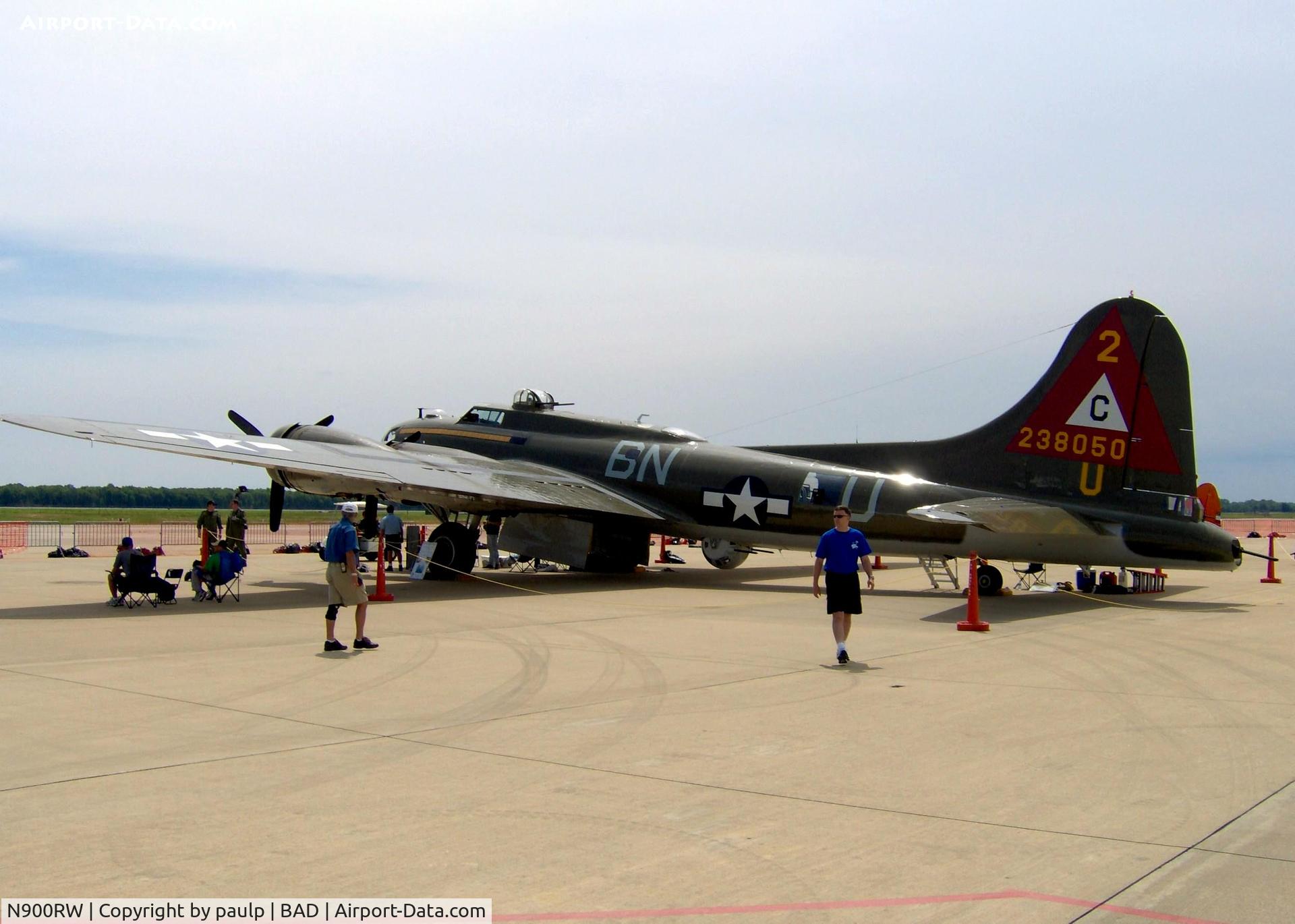 N900RW, 1944 Boeing B-17G Flying Fortress C/N 8627, At Barksdale Air Force Base.