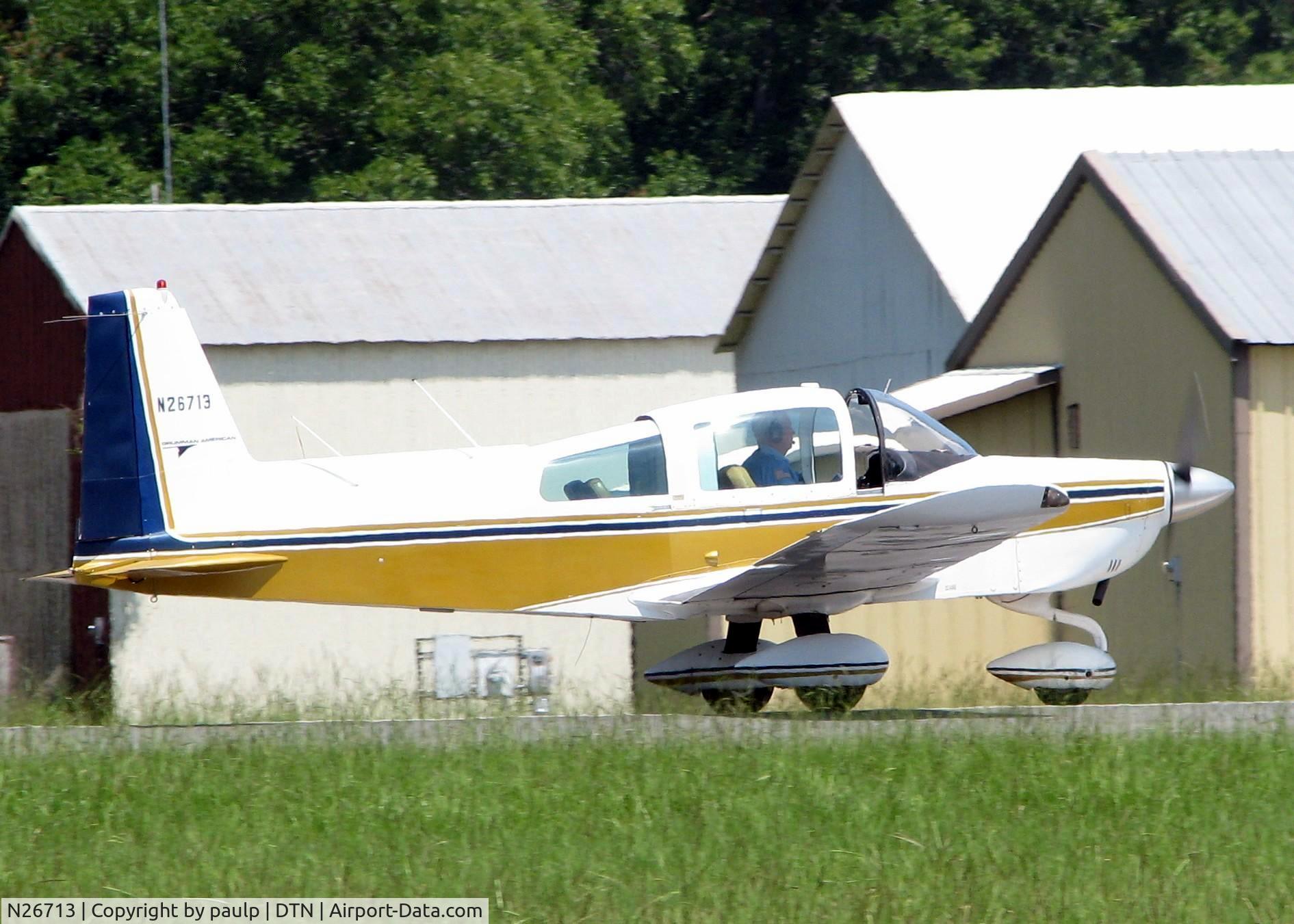 N26713, 1978 Grumman American AA-5A Cheetah C/N AA5A0668, At Downtown Shreveport.