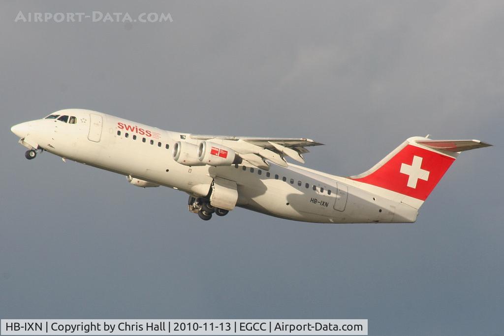 HB-IXN, 1996 British Aerospace Avro 146-RJ100 C/N E3286, Swiss European Air Lines