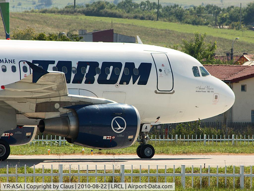 YR-ASA, 2006 Airbus A318-111 C/N 2931, Nose close up on Tarom's baby bus