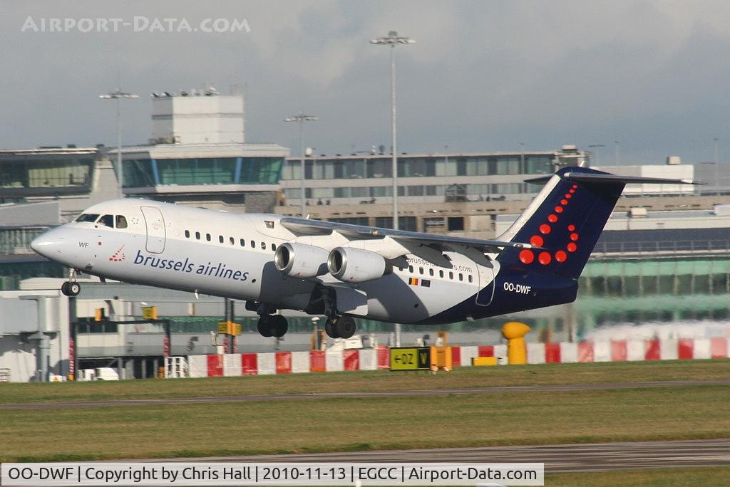 OO-DWF, 1998 British Aerospace Avro 146-RJ100 C/N E3332, Brussels Airlines