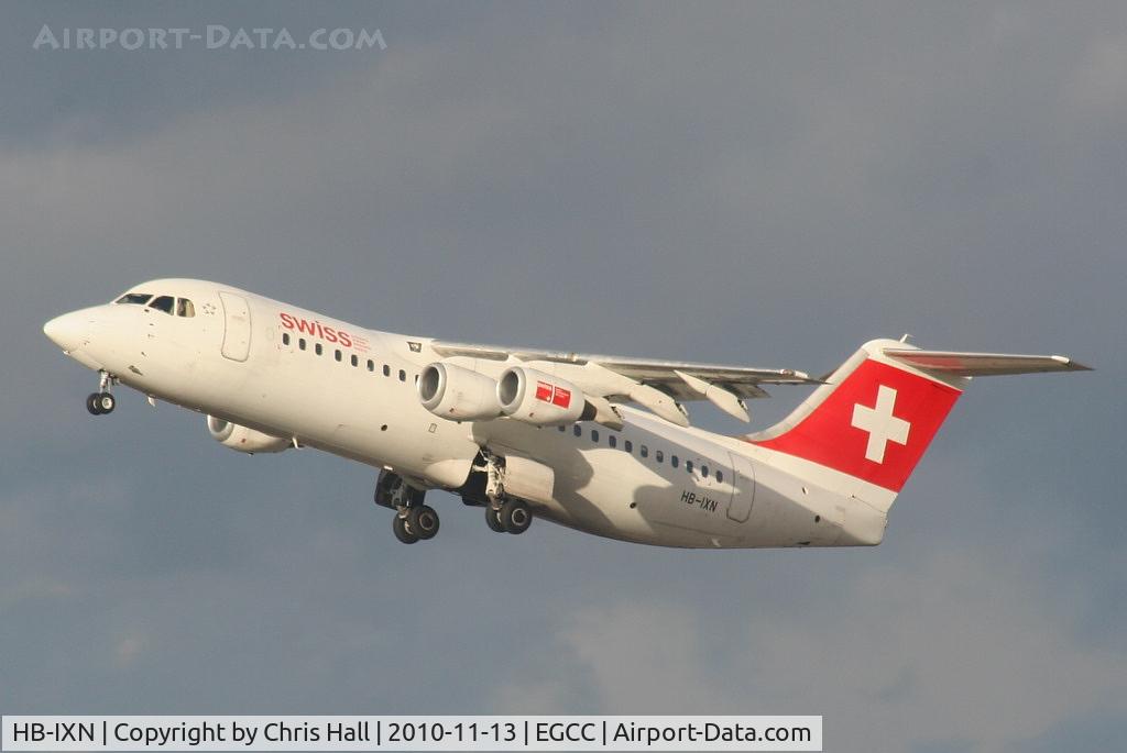 HB-IXN, 1996 British Aerospace Avro 146-RJ100 C/N E3286, Swiss European Air Lines