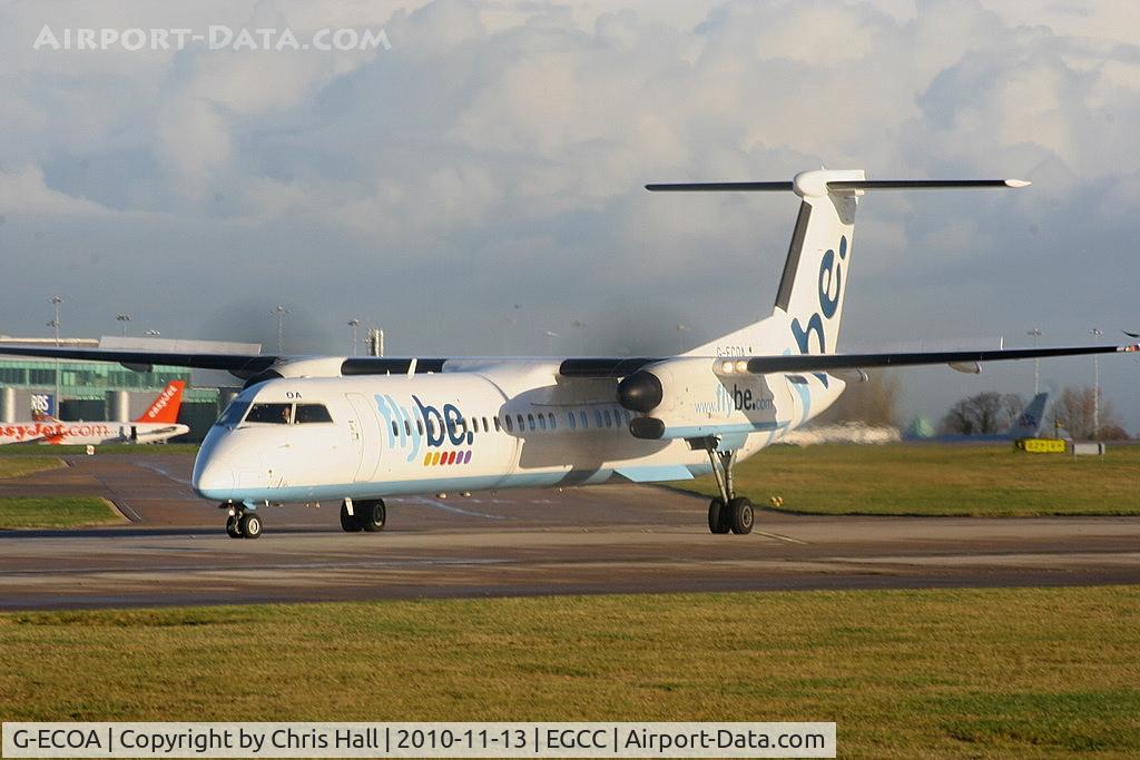 G-ECOA, 2007 De Havilland Canada DHC-8-402Q Dash 8 C/N 4180, flybe