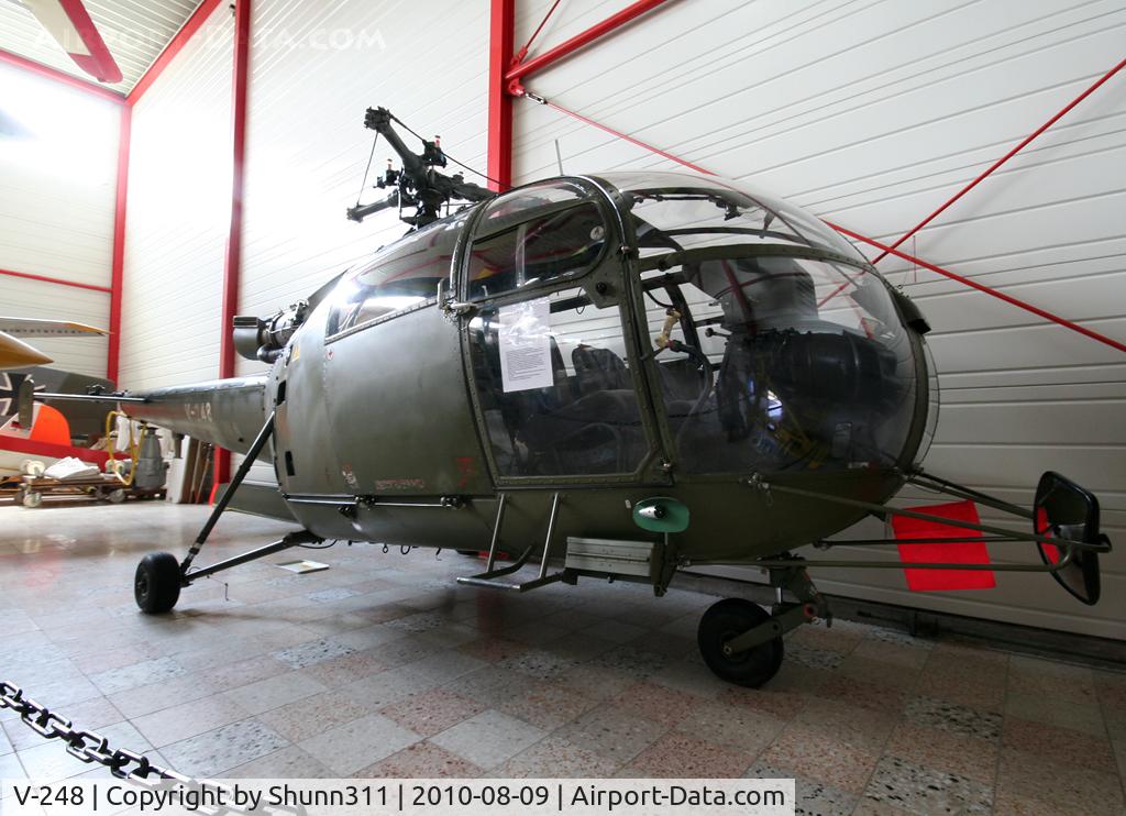 V-248, Aérospatiale SA-316B Alouette III C/N 1070, Preserved @ Hermeskeil Museum...