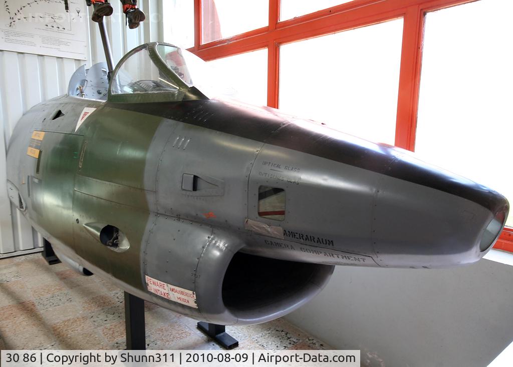 30 86, Fiat G-91R/3 C/N 350, S/n 350 - Preserved first section @ Hermeskeil Museum...