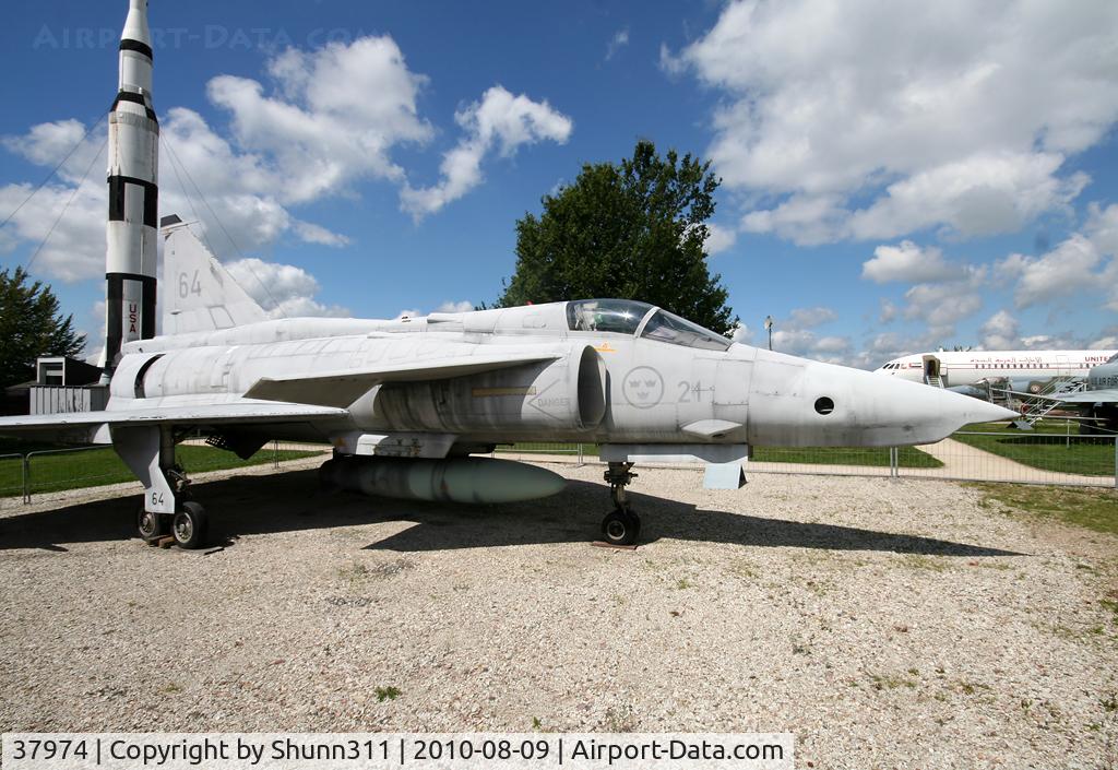 37974, Saab AJSF 37 Viggen C/N 37974, S/n 37-974 - Preserved @ Hermeskeil Museum...