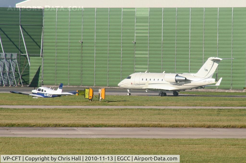 VP-CFT, 1990 Canadair Challenger 601-3A (CL-600-2B16) C/N 5067, on the Ocean Sky ramp