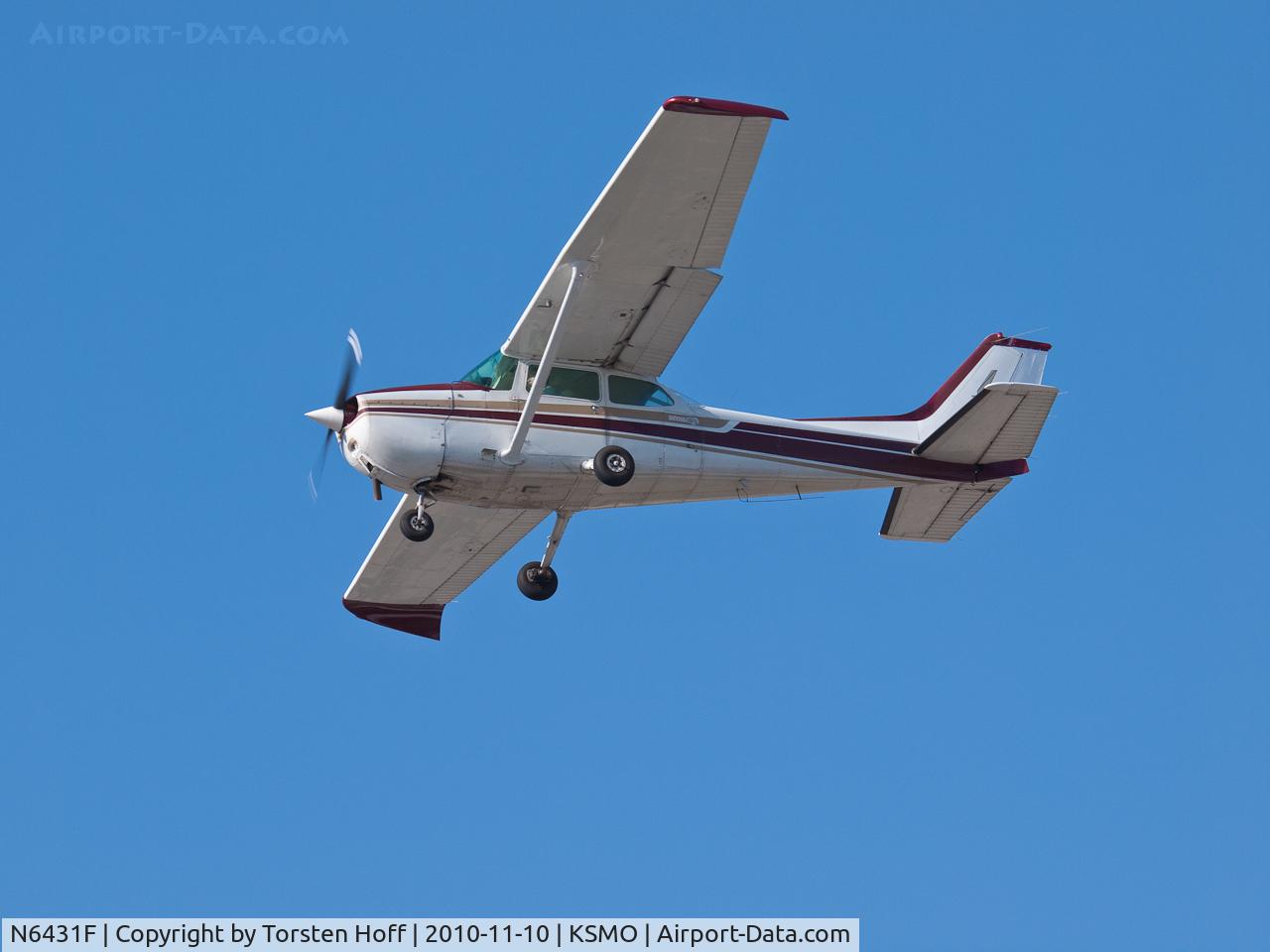 N6431F, 1980 Cessna 172N C/N 17273223, N6431F during an aborted landing on RWY 21