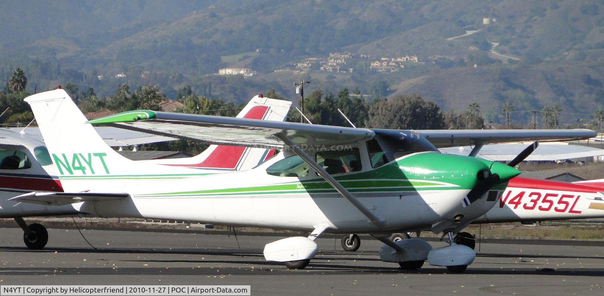 N4YT, 1979 Cessna 182Q Skylane C/N 18267185, Parked in transient parking