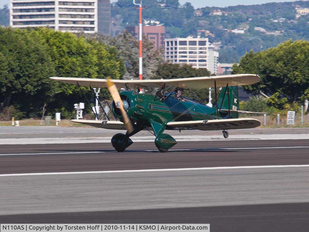 N110AS, 2005 Waco YMF-F5C C/N F5C110, NC110AS arriving on RWY 21