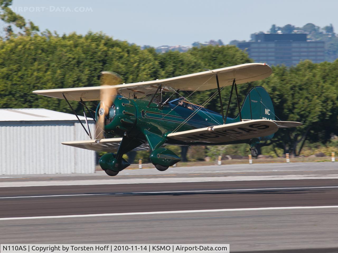 N110AS, 2005 Waco YMF-F5C C/N F5C110, NC110AS departing from RWY 21