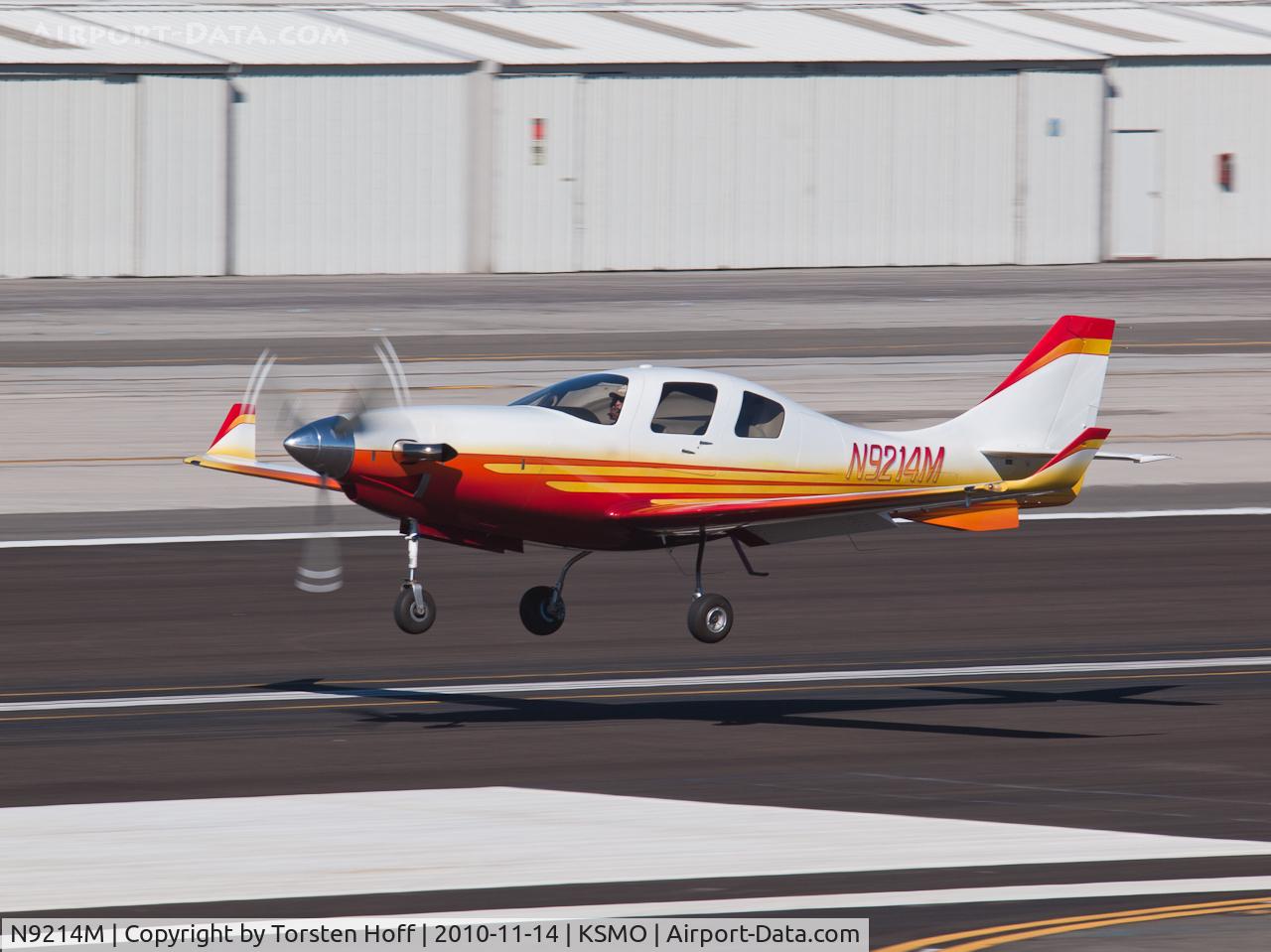 N9214M, 2005 Lancair IV-P C/N LIV-567, N9214M arriving on RWY 21