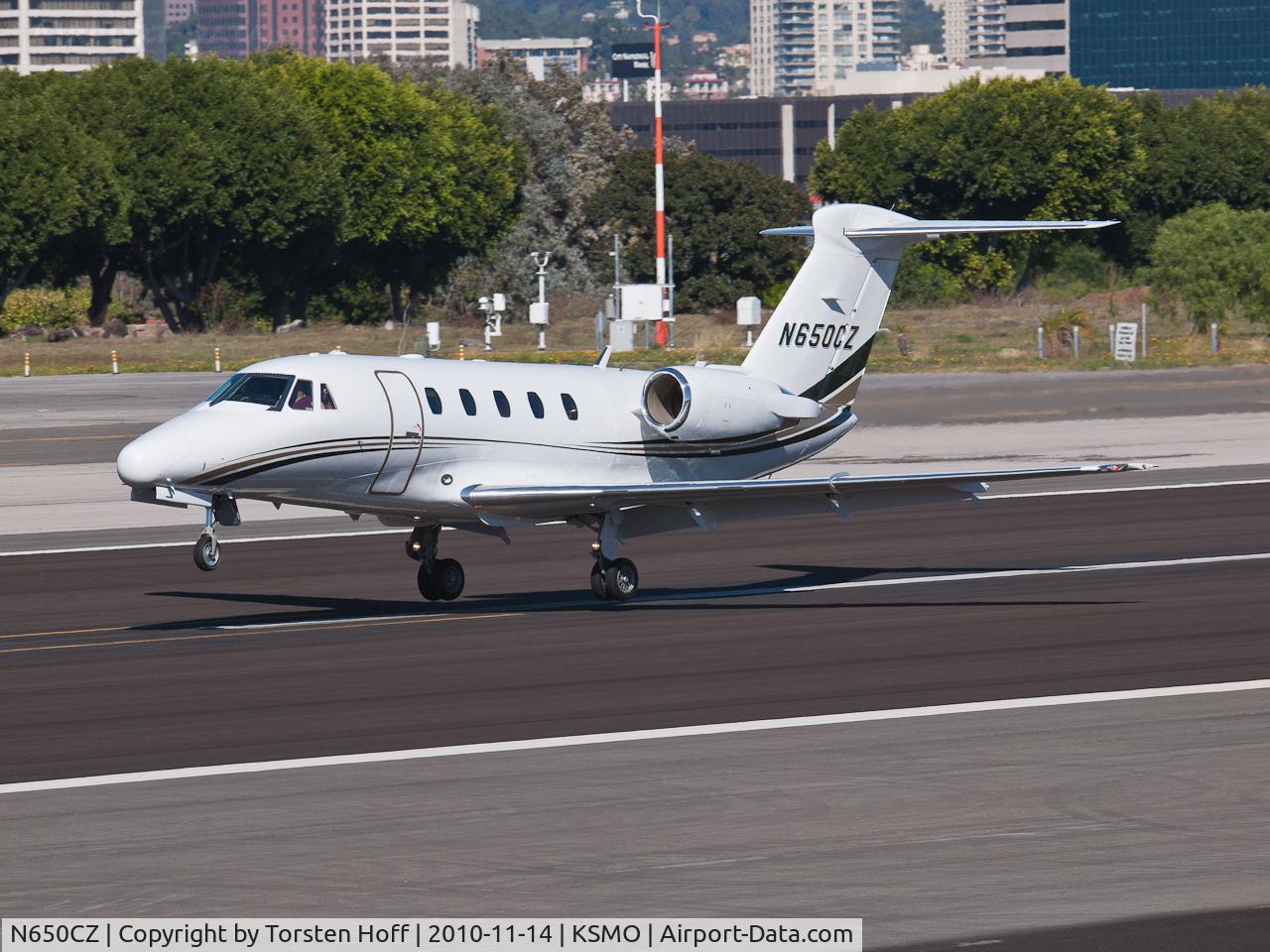 N650CZ, 1995 Cessna 650 Citation C/N 650-7050, N650CZ arriving on RWY 21
