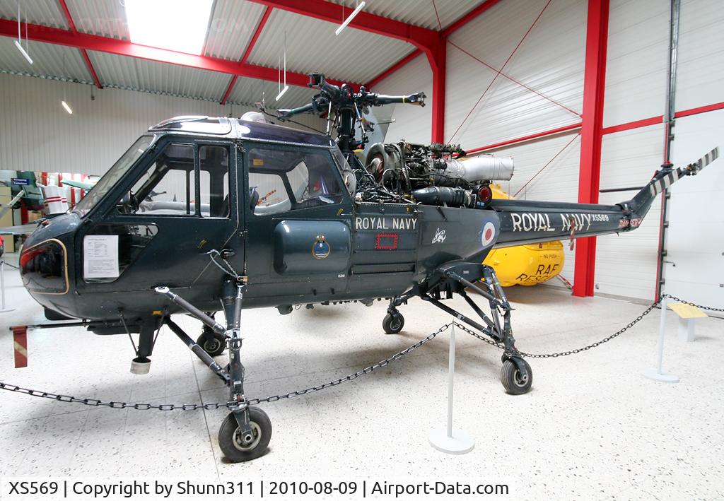 XS569, Westland Wasp HAS.1 C/N F9580, S/n F.9580 - Preserved Royal Navy Westland Wasp HAS.1 @ Hermeskeil Museum...