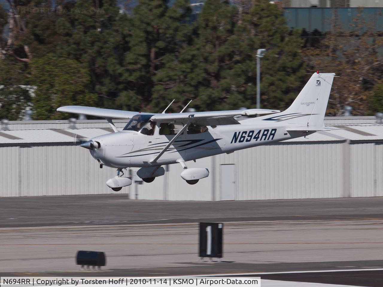 N694RR, 2007 Cessna 172S C/N 172S10587, N694RR arriving on RWY 21
