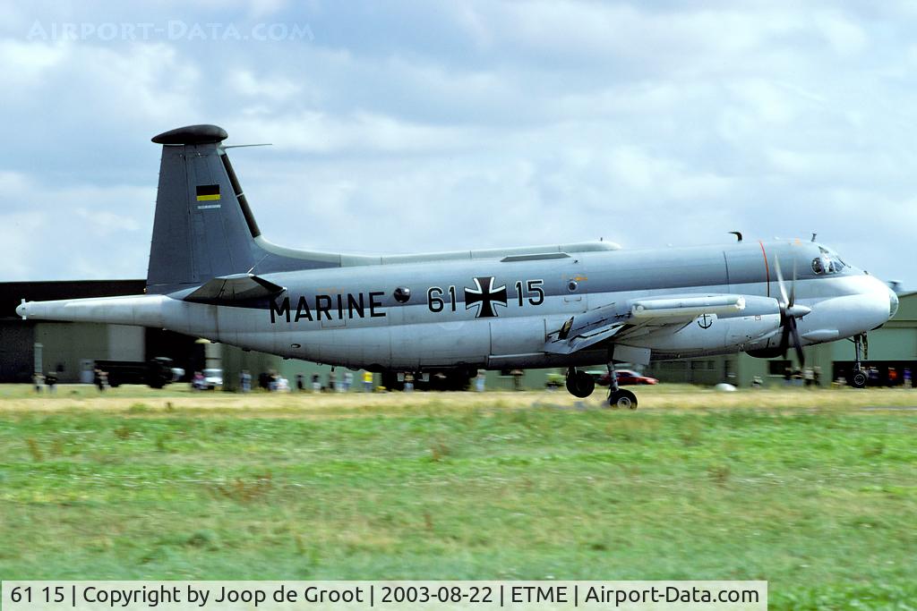 61 15, Breguet 1150 Atlantic C/N 30, Arrival for the last ever air day at Eggebek.