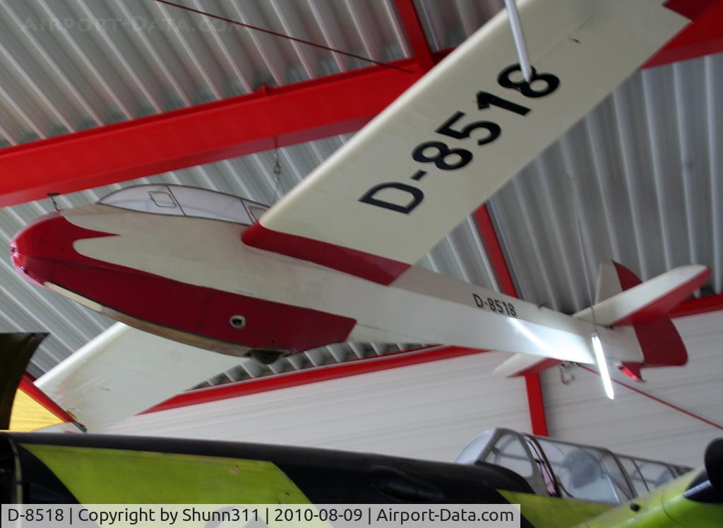 D-8518, Scheibe Bergfalke II C/N O2, Scheibe Bergfalke II preserved @ Hermeskeil Museum...