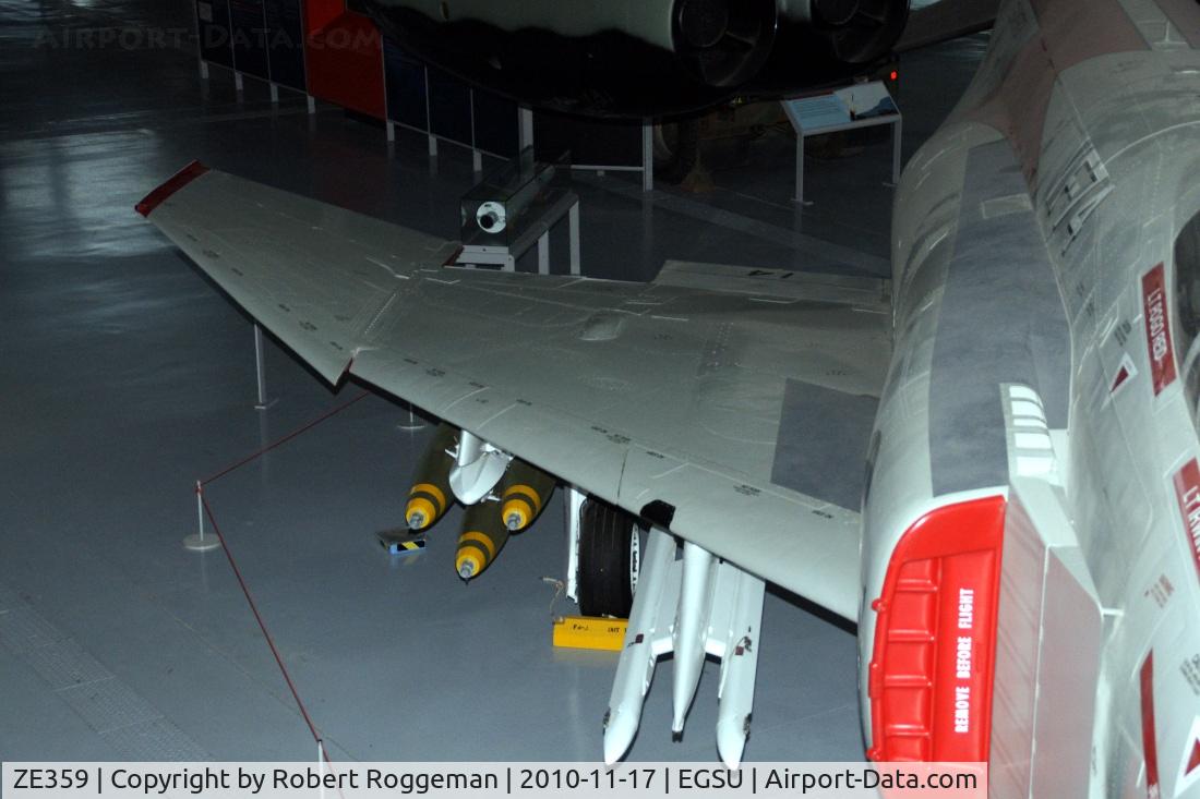 ZE359, McDonnell Douglas F-4J(UK) Phantom II C/N 2746, Static display American Air Museum Duxford. Underwingbombload added.