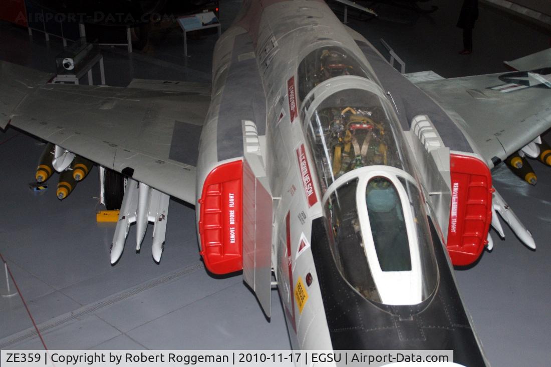 ZE359, McDonnell Douglas F-4J(UK) Phantom II C/N 2746, Static display American Air Museum Duxford. Underwingbombload added.