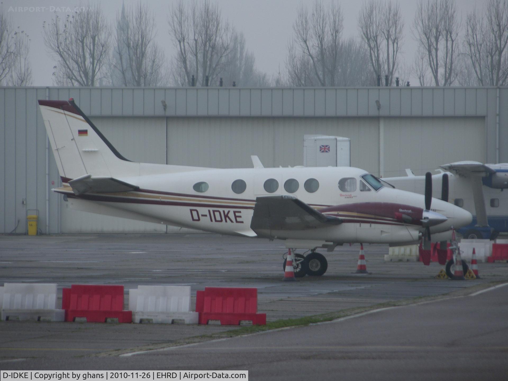 D-IDKE, 2008 Hawker Beechcraft C90GTI King Air King Air C/N LJ-1865, Parked @ foxtrot