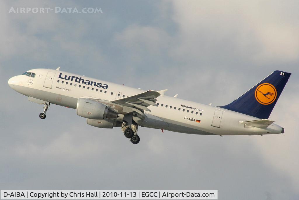 D-AIBA, 2009 Airbus A319-114 C/N 4141, Lufthansa A319 departing from RW23R