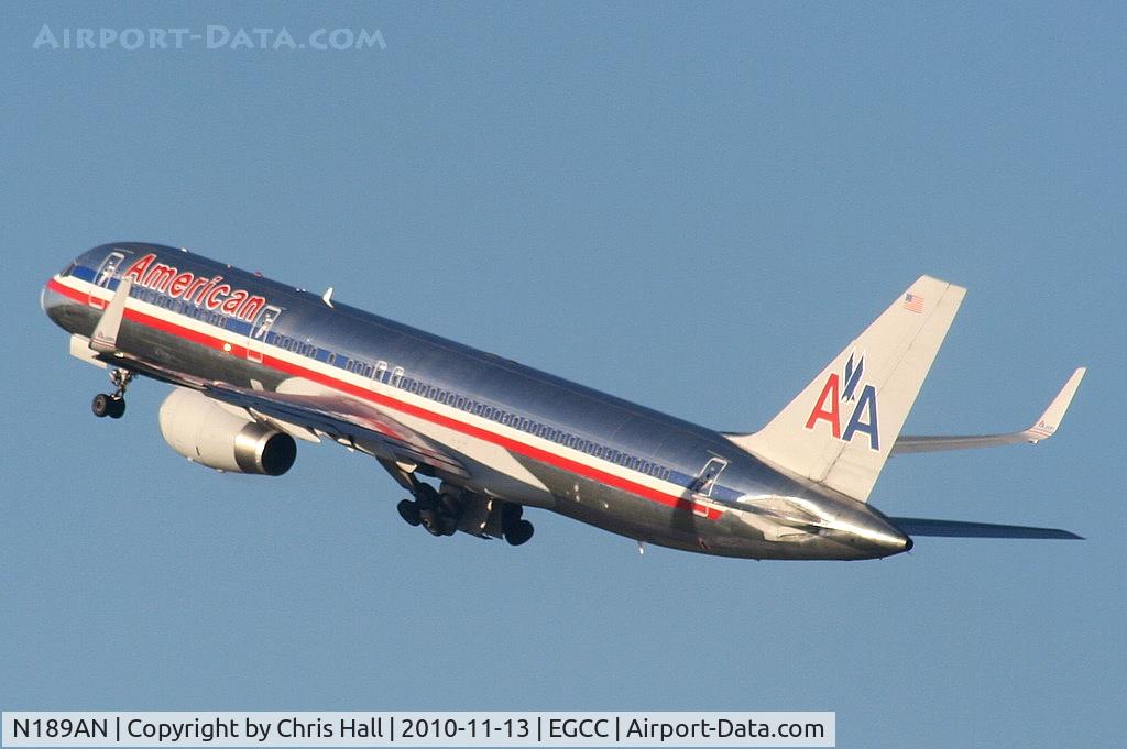 N189AN, 2001 Boeing 757-223 C/N 32383, American Airlines B757 departing from RW23R