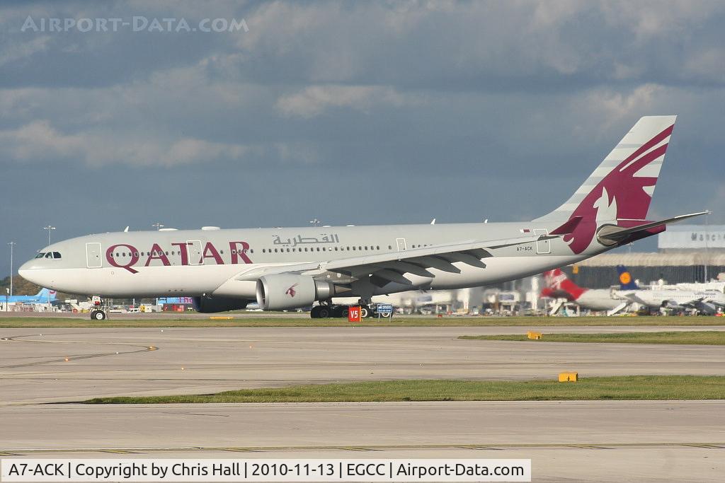 A7-ACK, 2006 Airbus A330-202 C/N 792, Qatar Airways A330 landing on RW23R