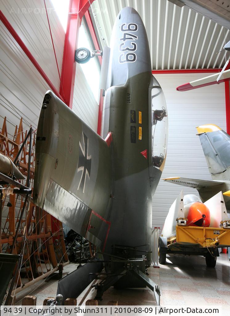 94 39, Lockheed T-33A Shooting Star C/N 580-8901, S/n 8901 - German Air Force T-33A forward fuselage preserved @ Hermeskeil Museum...