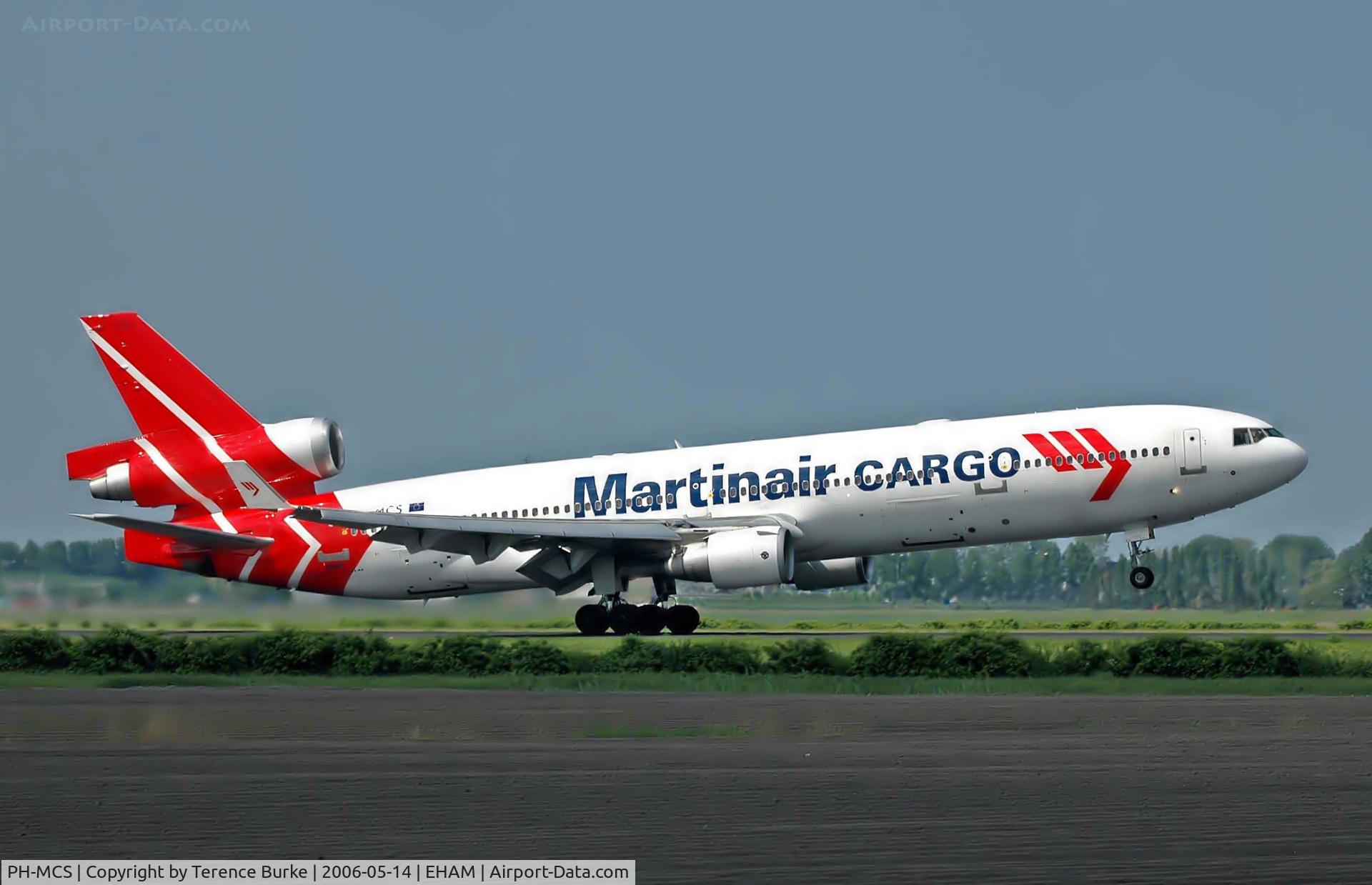 PH-MCS, 1995 McDonnell Douglas MD-11F C/N 48618, PH-MCS.  Schiphol May 2006