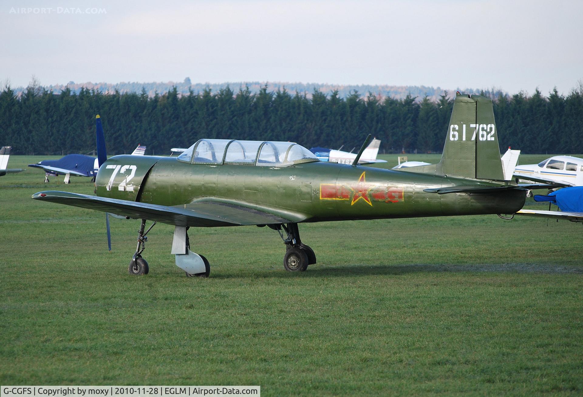 G-CGFS, 1988 Nanchang CJ-6A Chujiao C/N 4532008, Nanchang CJ-6A at White Waltham