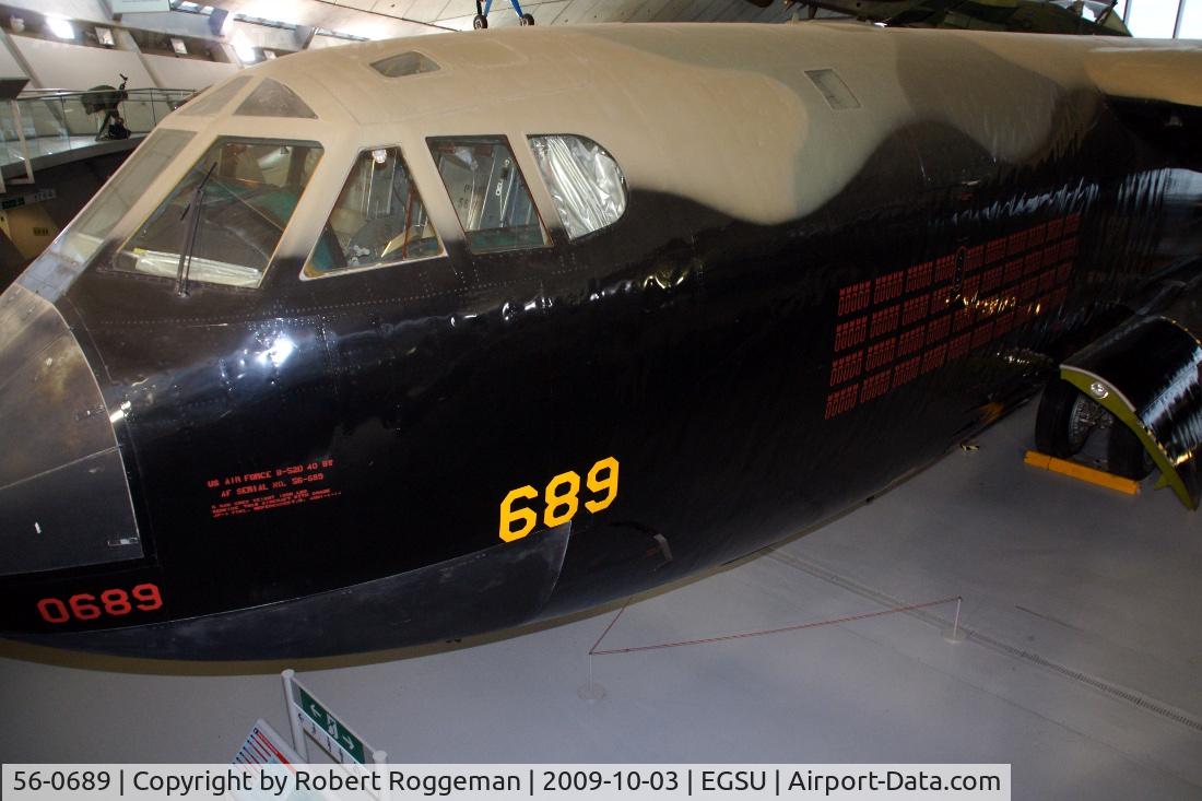 56-0689, 1956 Boeing B-52D Stratofortress C/N 464060, Static display American Air Museum.Duxford.