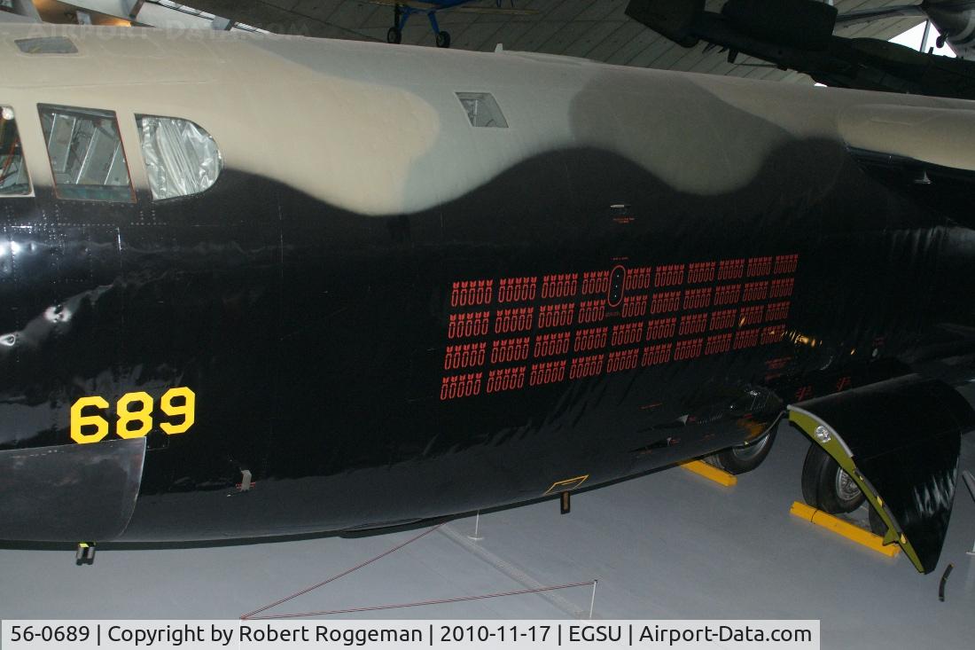 56-0689, 1956 Boeing B-52D Stratofortress C/N 464060, Static display American Air Museum.Duxford.