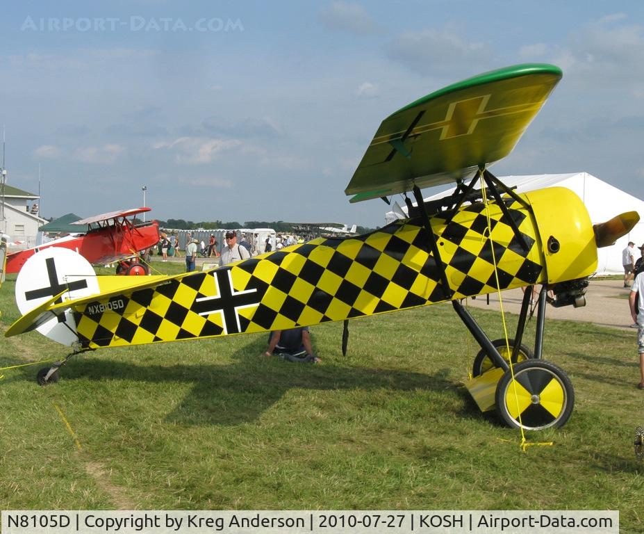 N8105D, 2008 Fokker D-VIII Replica C/N 2790, EAA AirVenture 2010