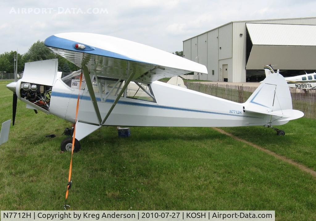 N7712H, 1946 Piper PA-12 Super Cruiser C/N 12-604, EAA AirVenture 2010