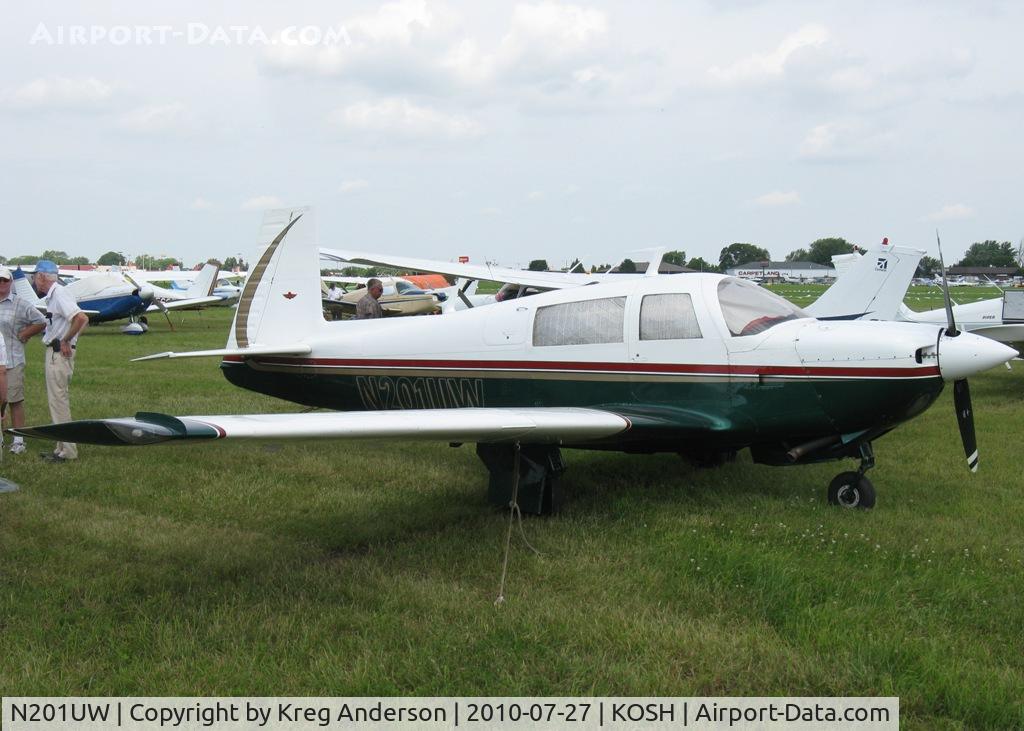 N201UW, 1977 Mooney M20J 201 C/N 24-0390, EAA AirVenture 2010