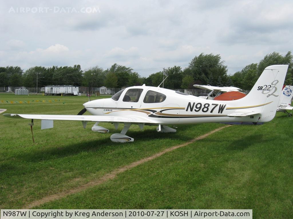 N987W, 2004 Cirrus SR22 C/N 1062, EAA AirVenture 2010