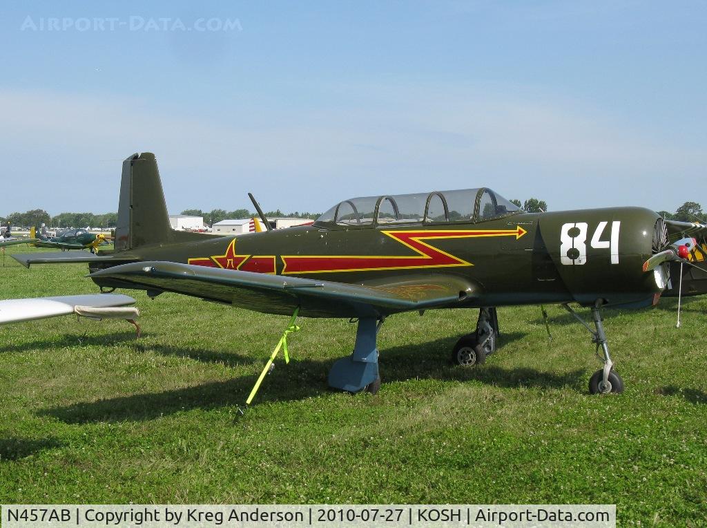 N457AB, 1971 Nanchang CJ-6 C/N 1232004, EAA AirVenture 2010