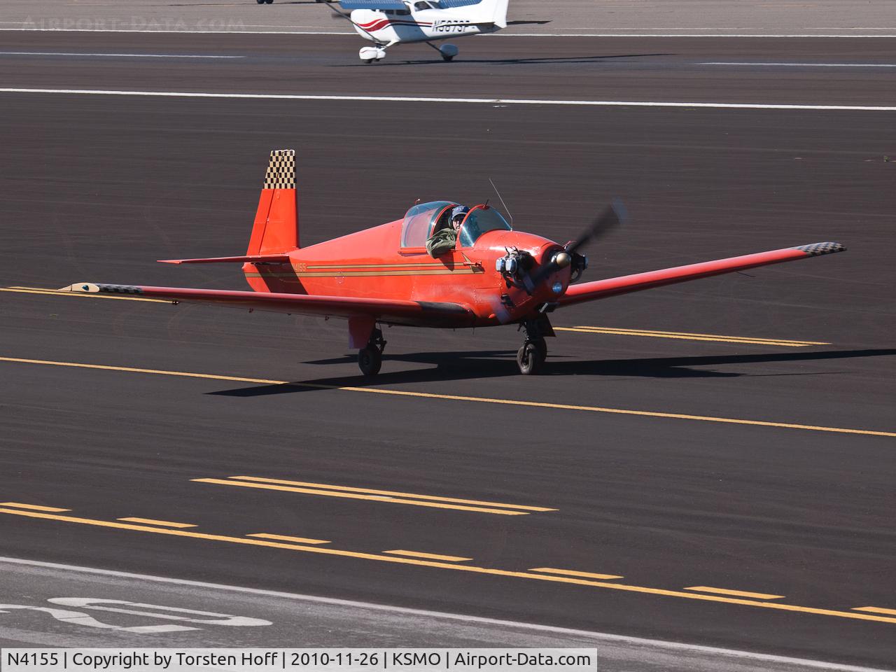 N4155, 1955 Mooney M-18C C/N 321, N4155 taxiing