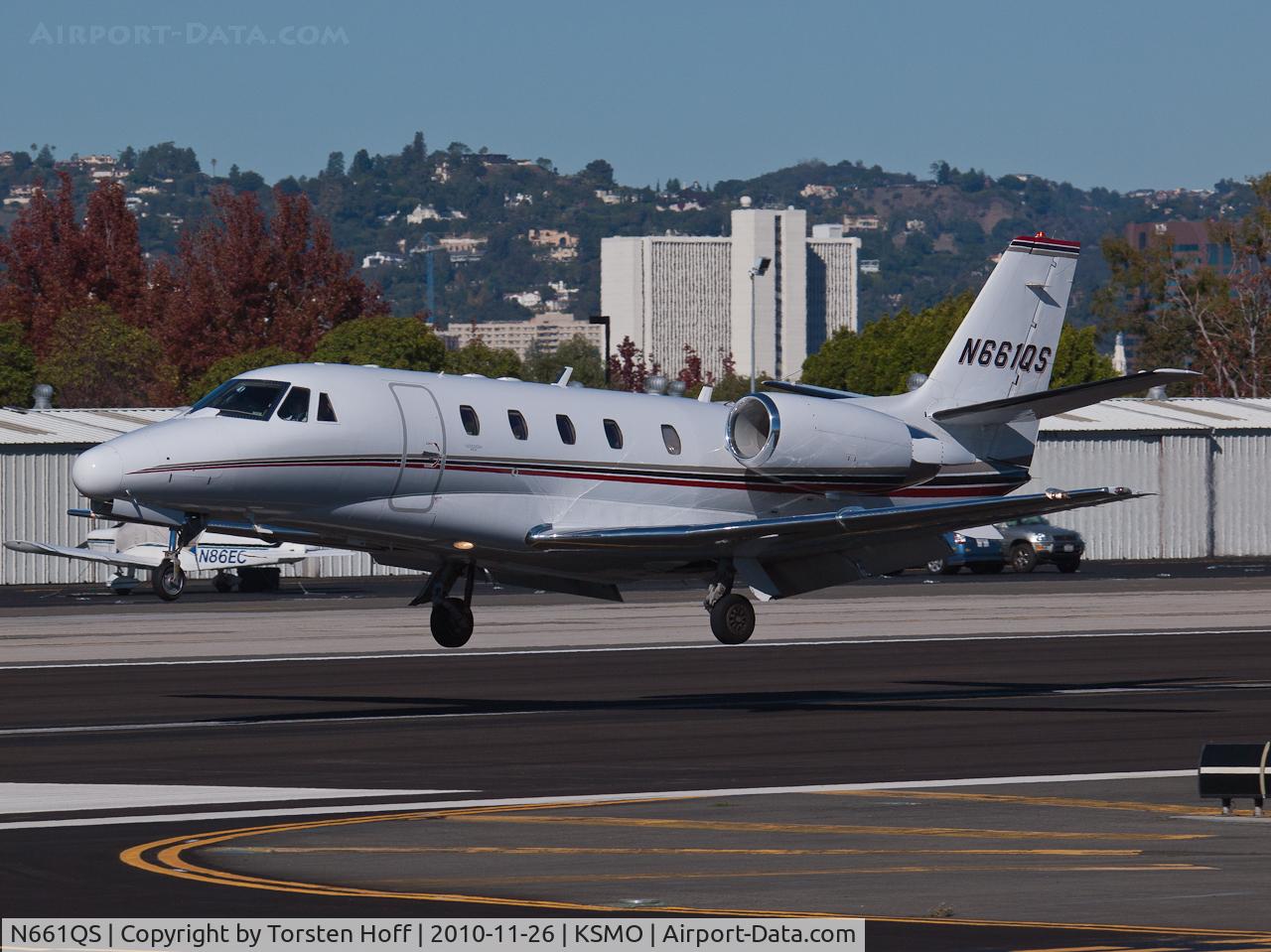 N661QS, 2007 Cessna 560XLS Citation Excel C/N 560-5677, N661QS arriving on RWY 21