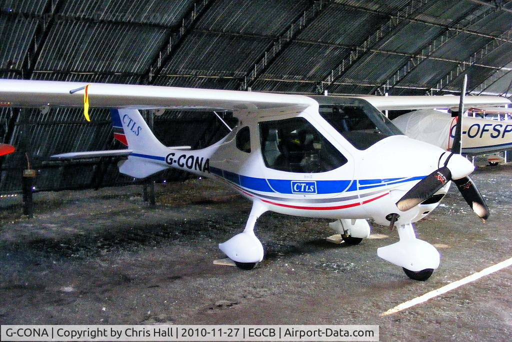 G-CONA, 2009 Flight Design CTLS C/N F-09-02-13, Privately owned Flight Design CTLS based at Barton
