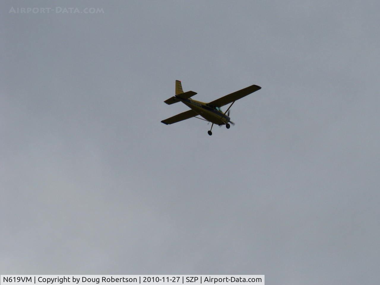 N619VM, 1981 Cessna A185F Skywagon 185 C/N 18504284, 1981 Cessna A185F SKYWAGON II, Continental IO-550-D 300 Hp, fast takeoff climb Rwy 22