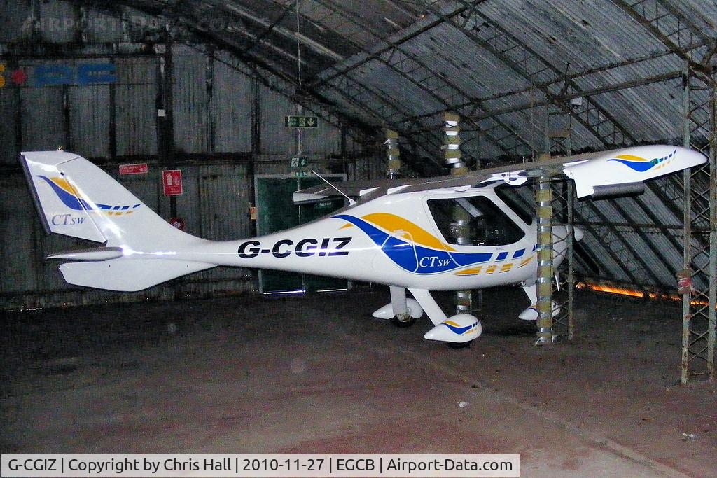 G-CGIZ, 2010 Flight Design CTSW C/N 8512, privately owned CTSW based at Barton