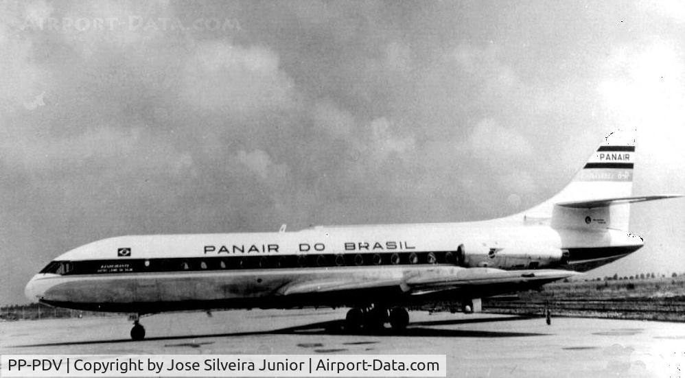 PP-PDV, 1967 Sud Aviation SE-210 Caravelle VI-R C/N 120, From Panair do Brasil. ©unknown
