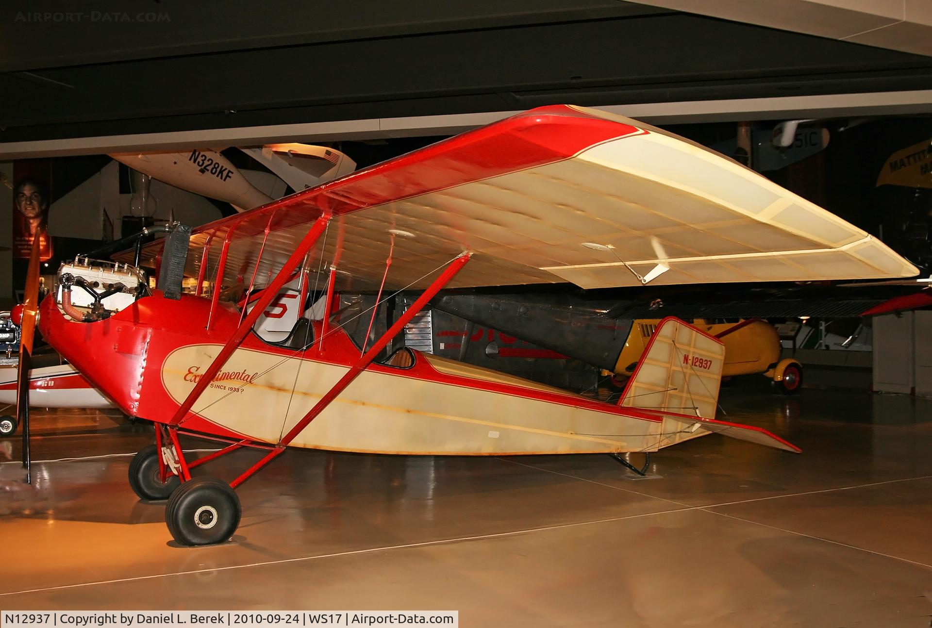 N12937, 1933 Pietenpol Air Camper C/N 1 (N12937), This is the oldest Pietenpol Air Camper in existence, built by Bill Pietenpol himself.