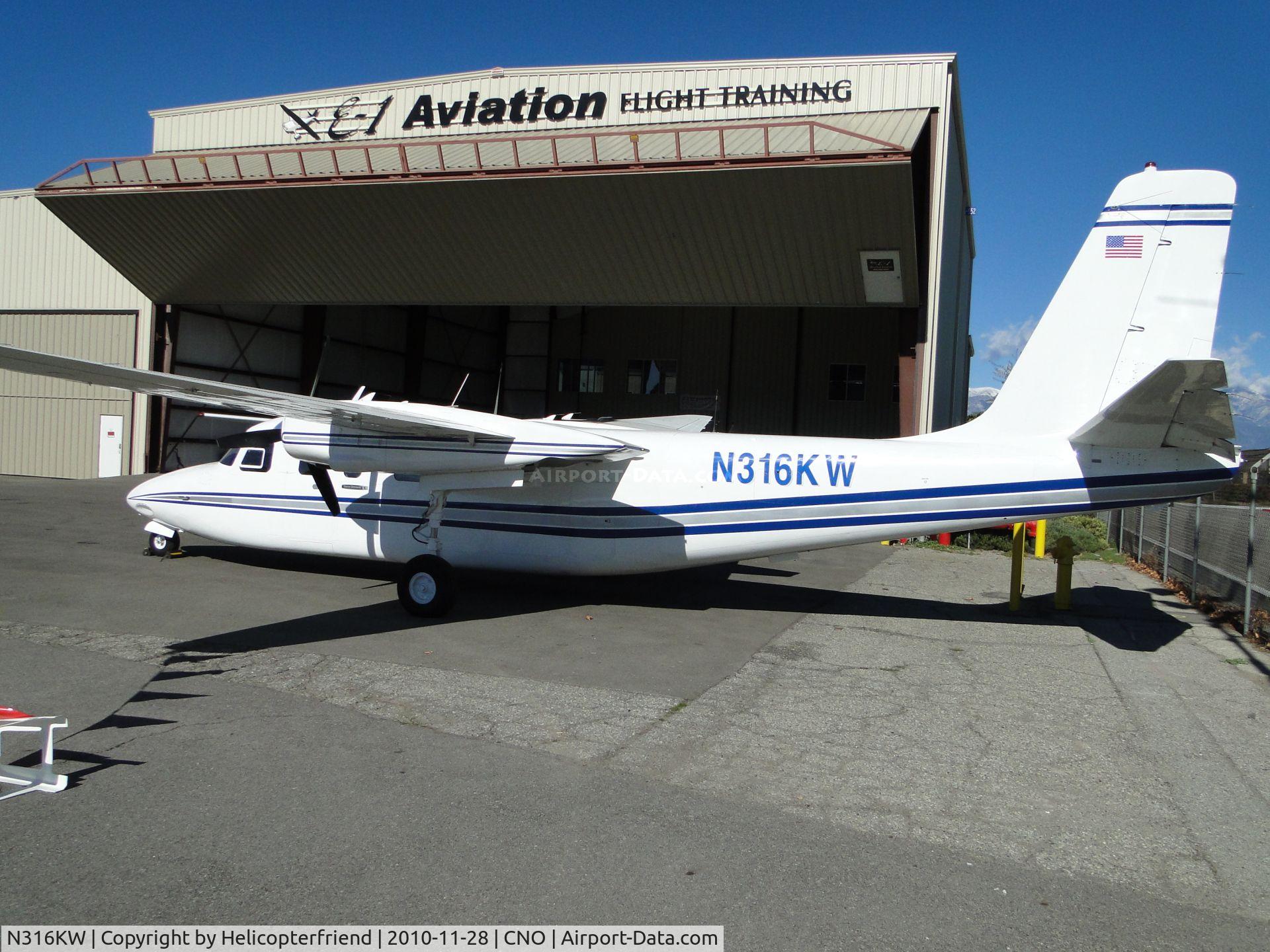 N316KW, 1968 Aero Commander 680FL Commander C/N 1753-146, Parked near the drive through gate by E-1 Aviation Flight Training
